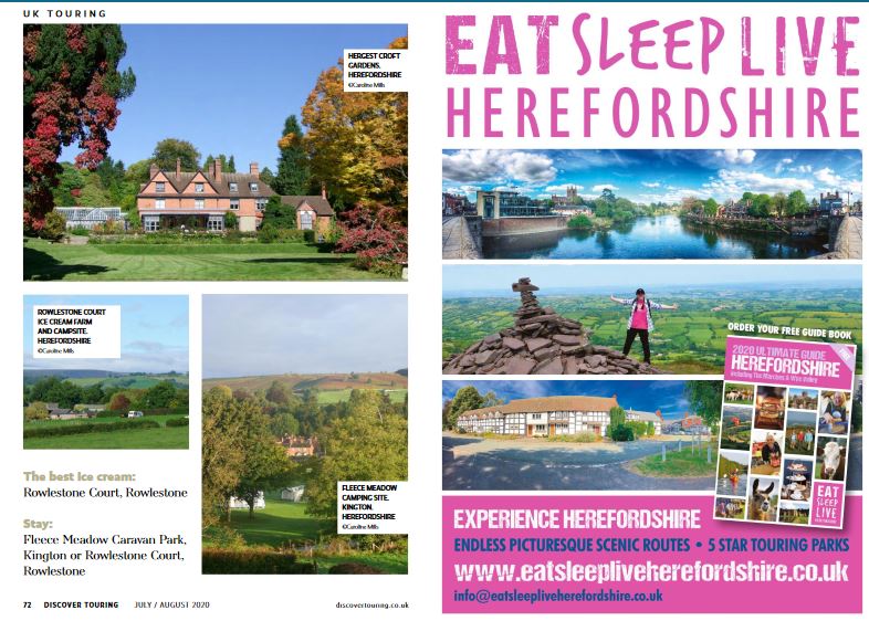 MinxMediaUK's tweet photo. Well done @EatSleepLiveHfd for getting this brilliant #Herefordshire coverage in @discovertouring magazine this month https://t.co/24HO74IPeT
And big thanks to @CarolineMills99 for your support.
Subscribe for your FREE e-editions 6 issues a year #motorhomes #HerefordHour https://t.co/KtQEZRFbST