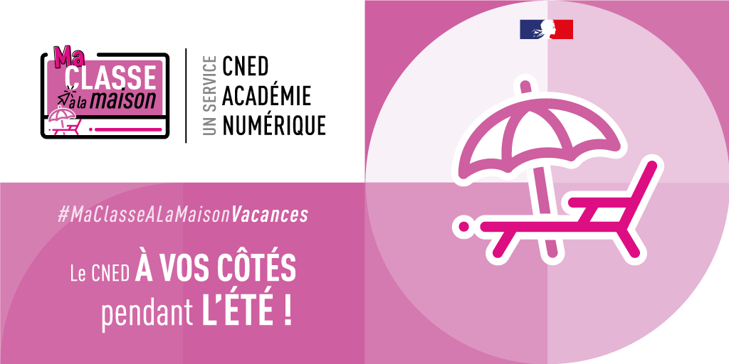 #MaClasseALaMaisonVacances : les plateformes du #CNED Ecole, Collège et Lycée restent accessibles pendant l’été et font le plein de nouveautés (défis, énigmes, expériences à réaliser...) <a href="/FrancasFede/">Fédération nationale des Francas</a> <a href="/CemeaFr/">Cemea France</a> <a href="/ifac_asso/">ifac</a> @weblaligue <a href="/LeoLagrange/">Fédération Léo Lagrange</a> <a href="/JPA_nationale/">Jeunesse au Plein Air</a>
#VacancesApprenantes
