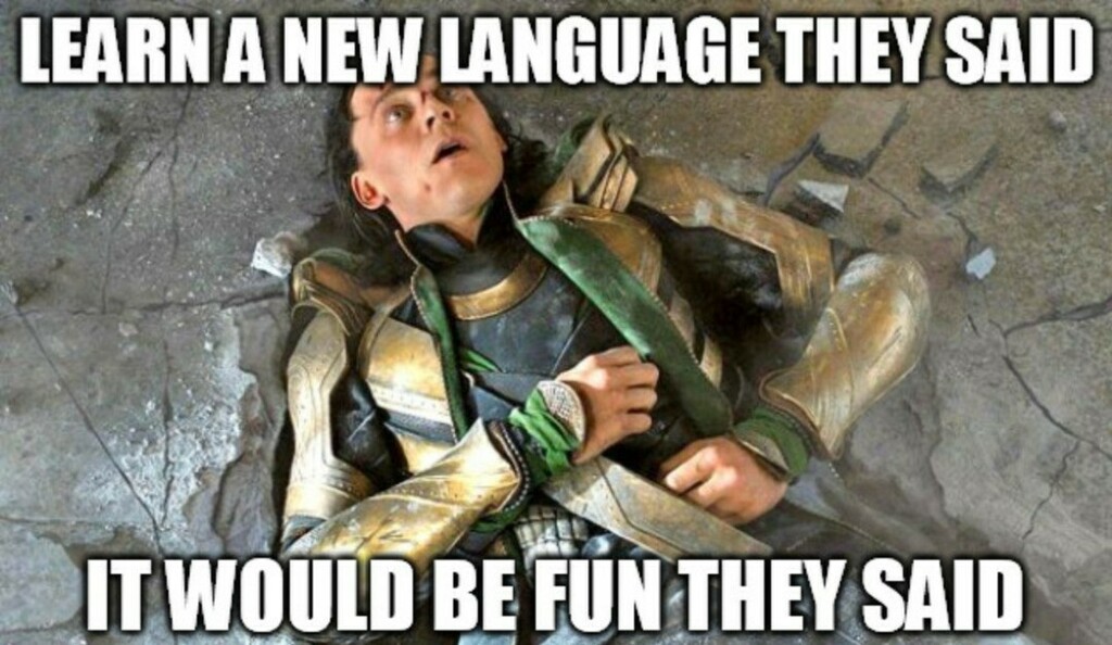 clozemaster's tweet image. That feeling when you haven&apos;t tried Clozemaster yet. #languagelearning #polyglotproblems #clozemaster