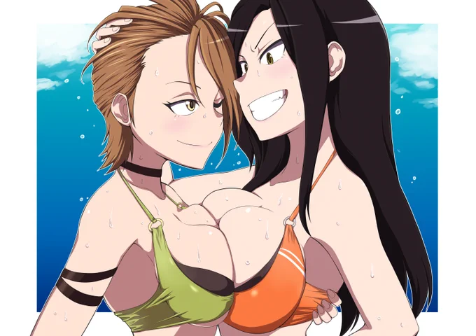 ビキニの日(だった)ってことで過去絵から。拓海よりも夏樹の方がビキニ率高かったのが自分でもちょっと意外 