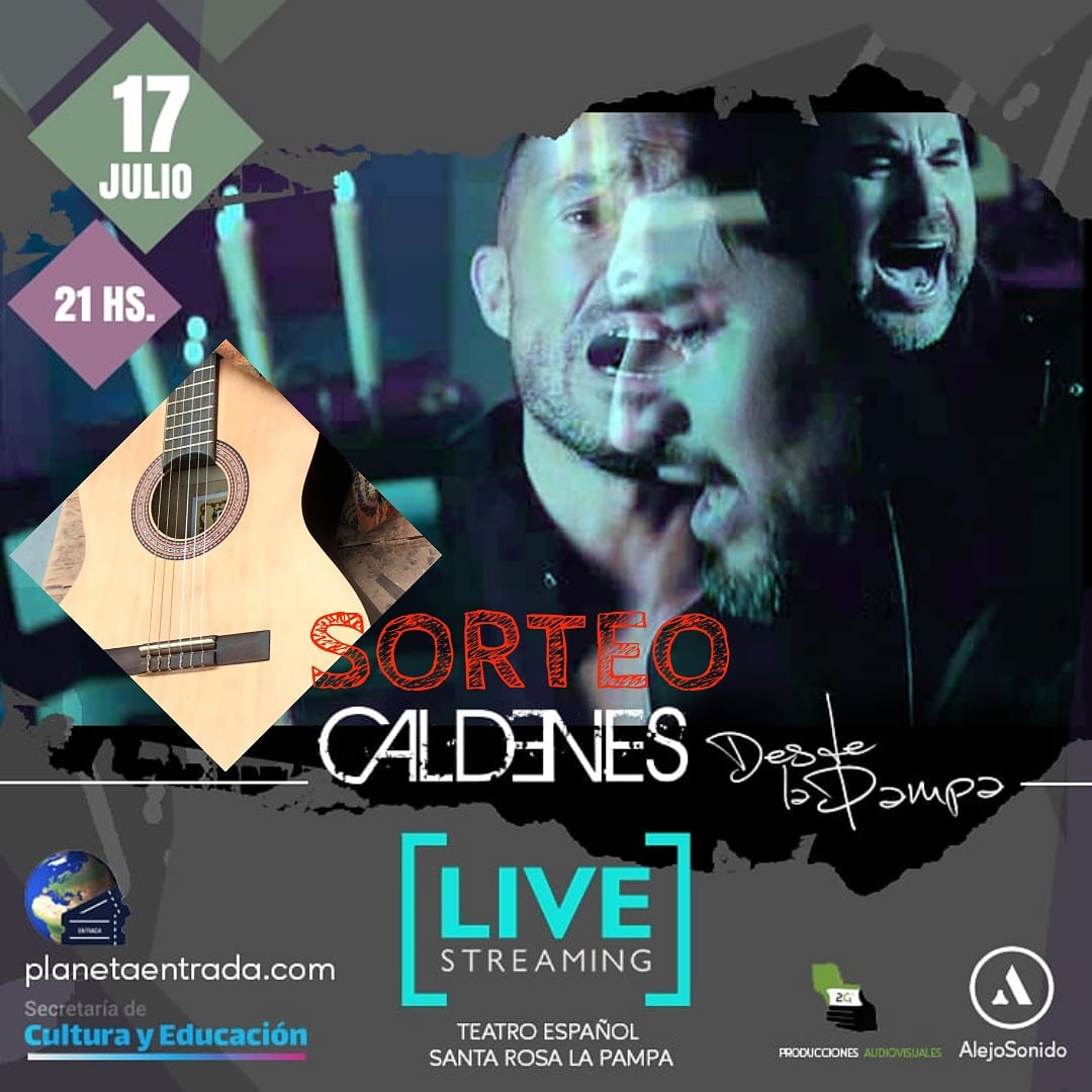 los_caldenes's tweet photo. ⚠️SORTEO⚠️
👉Comprando la #entrada 💳para el #show en vivo por #streaming #participas por una GUITARRA @GraciaGuitarras de @440garage
➡️ Sorteo Vie 17 de Julio en la #previa del #show 20 hs 😉
👉 Adquirí tu #entrada 💳👇
✔ https://t.co/bTrJOAy1wQ
✔https://t.co/AzBVkWKHsF https://t.co/N94xkvZ9oh