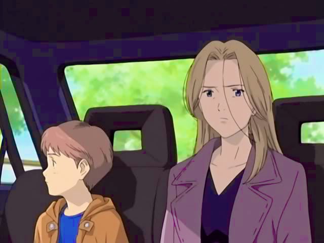 Nina Fortner and Dieter. Nina embarks on her own journey to uncover her dark, forgotten past. She wants to end Tenma’s suffering by settling the matter with Johan herslef. Dieter carries Tenma’s ideologies of virtue,hope. He is the only thing preventing Nina from losing her mind.