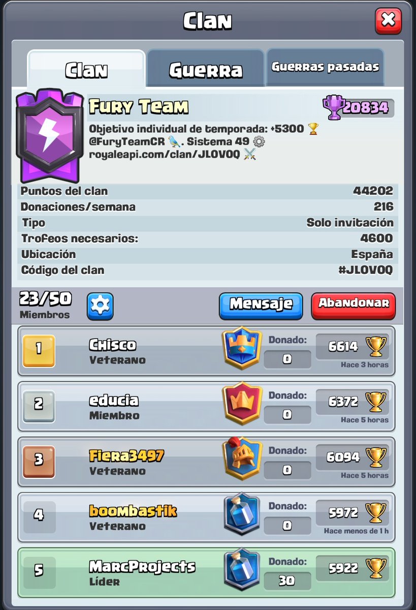 Fin de temporada 🔥