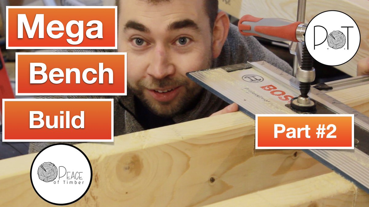Peaceoftimber's tweet photo. Part 2 of my Mega Bench Build series is now live. Check it out https://t.co/O6UbT3KDPi