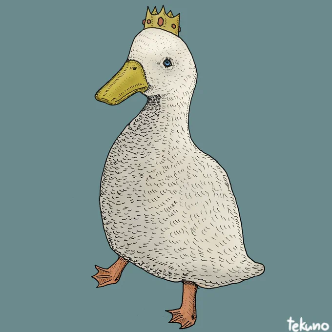 ぺたぺたアヒルさん。 