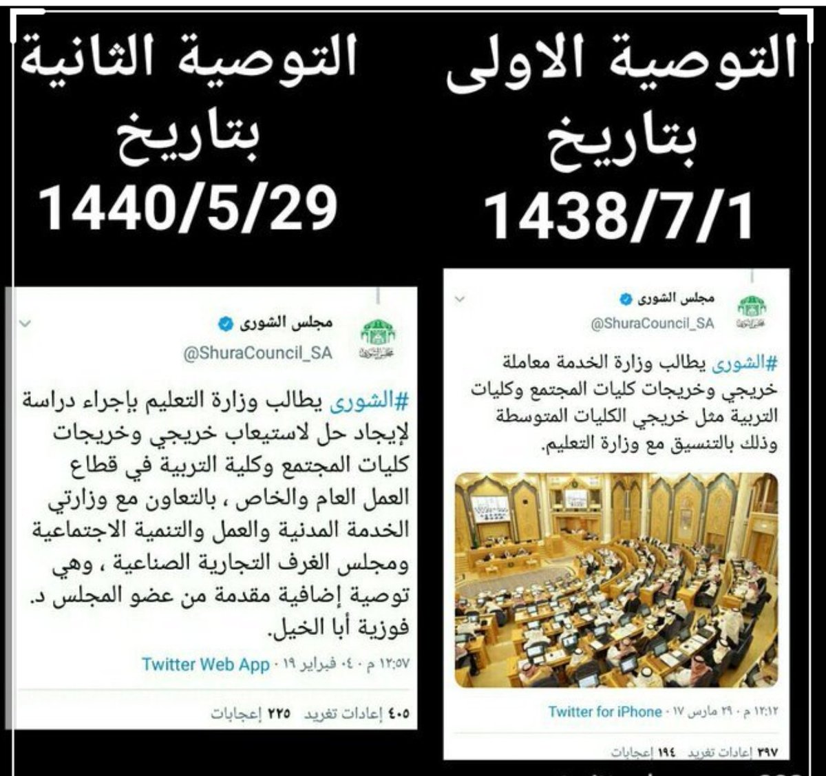 حصر الخريجات القديمات للعام 1439 المختصر كوم