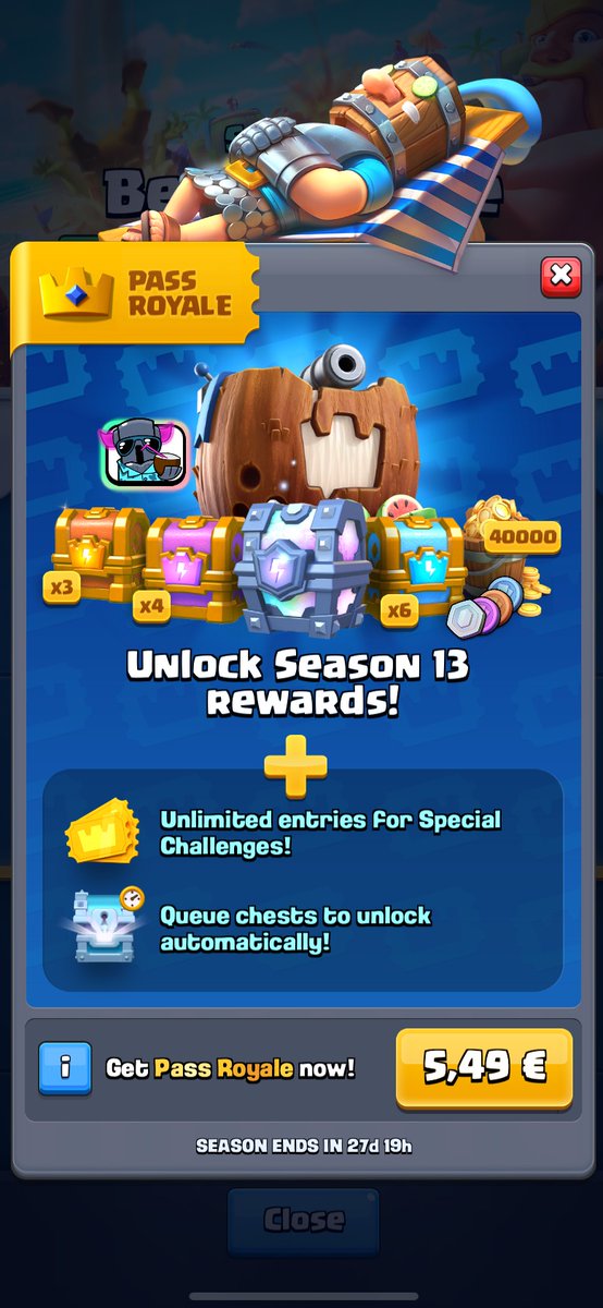 CR_Tavi's tweet photo. 🎉Giveaway for Season 13 of Pass Royale! ($5 each via PayPal)

✅Follow @CR_Tavi @FullFrontage @DerMavCR
✅RT &amp; Like this post
✅Tag 2 friends

Winners will be selected on Wednesday! Check @FullFrontage &amp; @DerMavCR giveaway tweets. Each of us will pick 2 WINNERS (total 6 winners) https://t.co/avTRqMW0ot