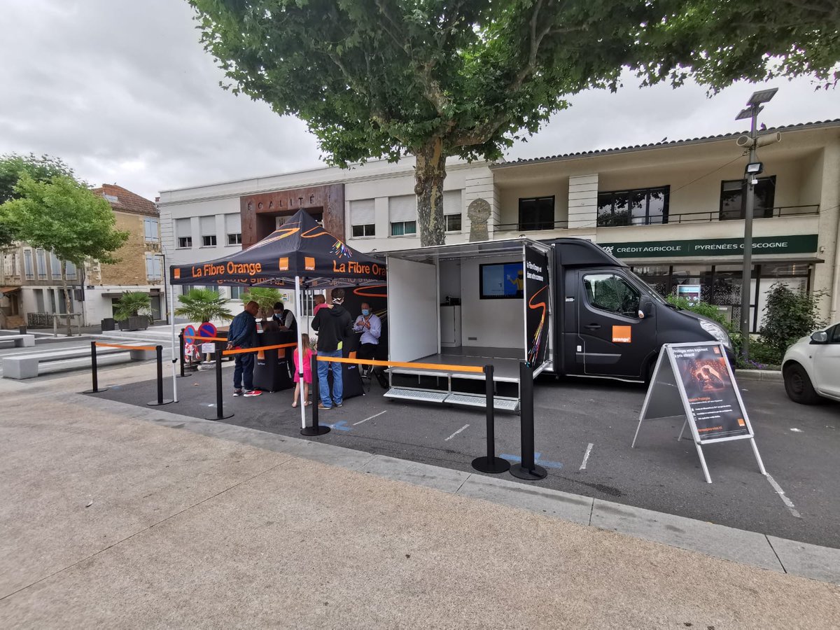 Le camion #Orange #Fibre sillonnera plusieurs villages du Gers du lundi 6 juillet au samedi 11 juillet 2020, de 11h à 18h :
📍Vic-Fezensac le 6/7
📍Gimont le 7/7
📍Pujaudran le 8/7
📍Seissan le 9/7
📍Villecomtal-sur-Arros le 10/7
📍Castéra-Verduzan le 11/7
reseaux.orange.fr