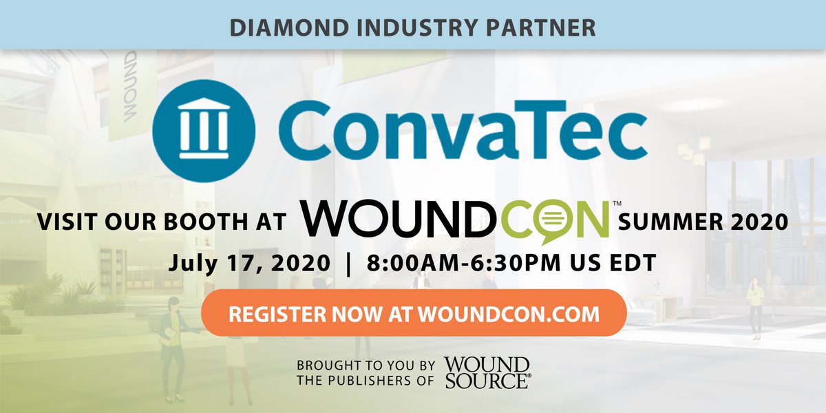 Dan_HARTMANNUK's tweet image. Register for FREE to attend #WoundConSummer2020, come and visit ConvaTec&apos;s stand at the virtual exhibit hall and don&apos;t miss the satellite symposium on #WoundHygiene, starting at 12pm on July 17th. Register here - tinyurl.com/y8tbze88