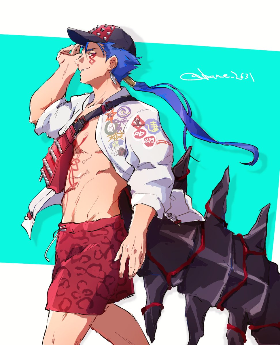 Fgo クー フーリン 浮かれ オルタ 島根 ばねのイラスト Fgo クー フーリン 浮かれ オルタ 島根 ばねのイラスト