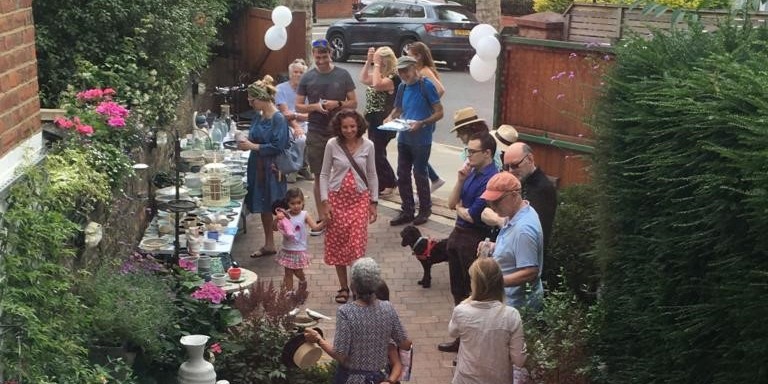 Sarcoma_UK's tweet photo. After #SarcomaAwarenessWeek, we've been looking back at our past Big Picnics events. From Daisy's garden party picnic, to Elmswood's staff picnic indoors, to Nicola's 'cream tea' seaside picnic, they have been such a special way to mark our awareness week throughout July. https://t.co/PaoNWIw2FZ