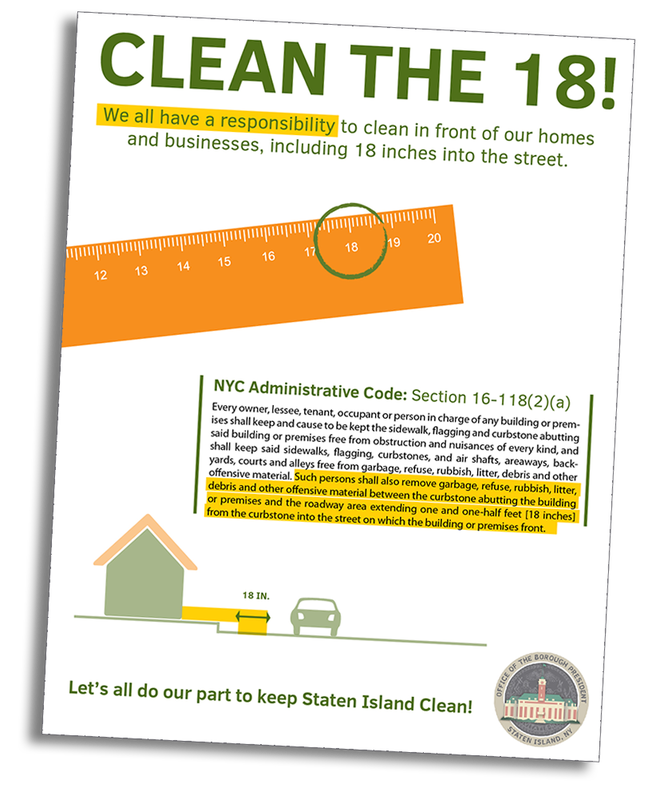 HeyNowJO's tweet photo. As we've mentioned during the last couple of weeks, we are going to take yet another shot at Staten Island's litter problem. Property owners -- be it homeowners or small biz owners -- may not have created this mess, but we need them to help. And, well, it's the law.
#Cleanthe18 https://t.co/At6bjZX3X5