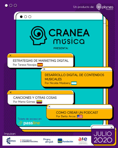 NicolasMadoery's tweet photo. Ademas el resto de los encuentros estarán Teresa Narvaja de @Charcomusica , @MARTAGOMEZMUSIC que suena absolutamente todos los días en casa #Franchu dando un taller de canciones y Betto Arcos, referente latinoamericano de periodismo musical hablando sobre #podcasting. https://t.co/FBKpeFFLsM