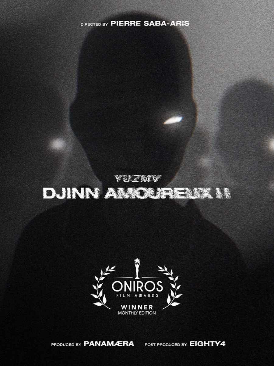 Panamaera's tweet photo. Pierre Saba-Aris's latest animation music video for @Yuzmvoriginal just got its first award as "Best Music Video" at @OnirosFilmAward!!
Congrats Team #Eighty4 @YannBigay and everyone involved!! https://t.co/piaDGg5gUz