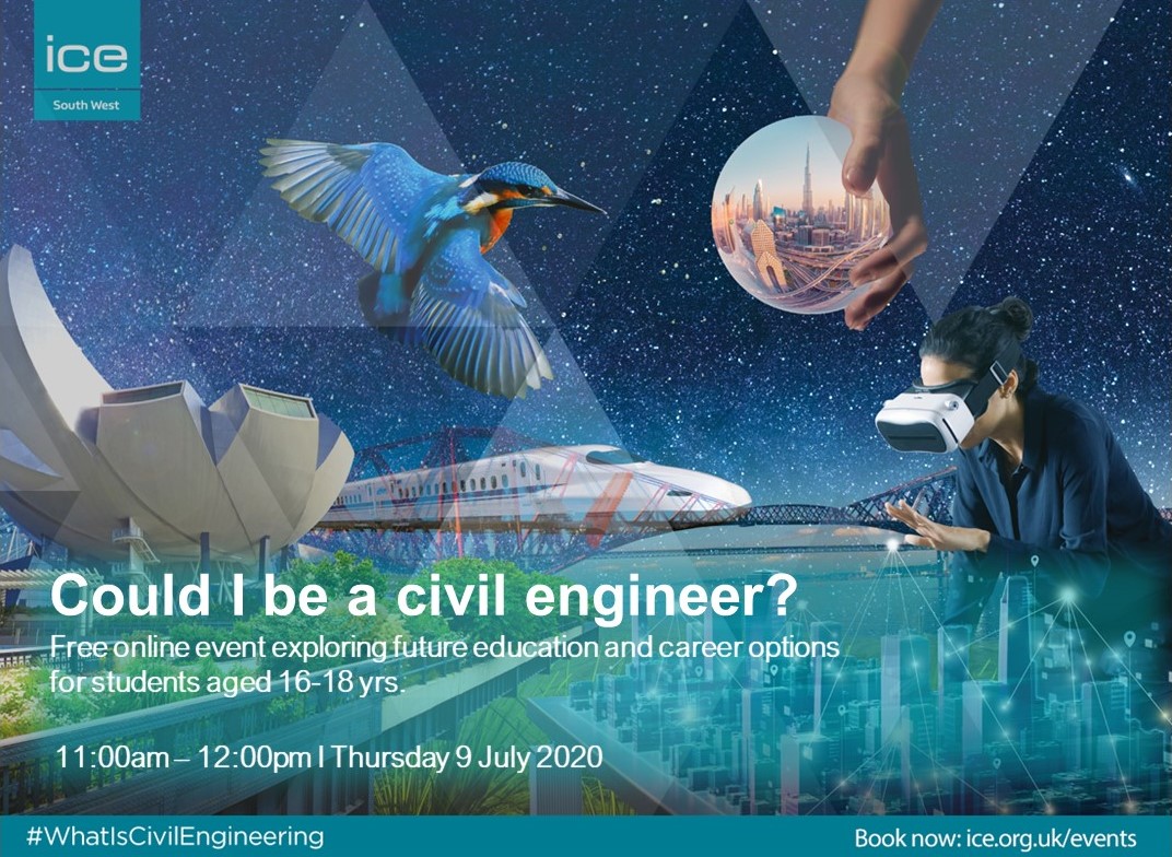 CCJobsCareers's tweet image. Could you be a civil Engineer?
Online event from 11 AM - 12 PM Thursday 9 July 2020
#WhatIsCivilEngineering