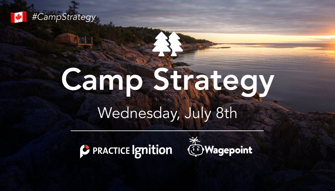 quirkylurky's tweet photo. ๐Reminder โ Free event for ๐จ๐ฆ #Accountants + #Bookkeepers โย #CampStrategy this Wednesday, July 8 from 11 am to 5 pm EST. Hosted by @Wagepoint and @ignitionapp๐Sign up here: https://t.co/CeL1Pnj6JQ https://t.co/yXVprnDP8G