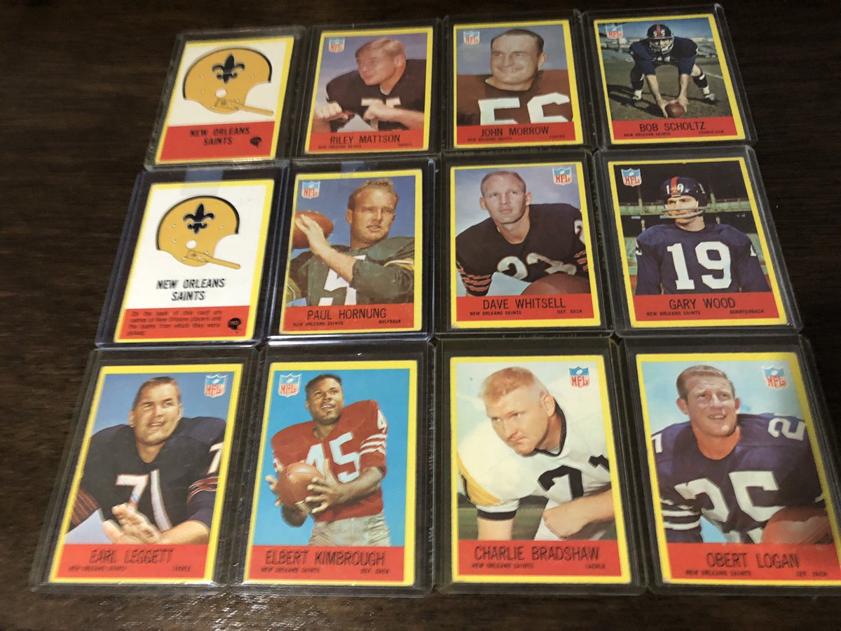 Saintjohnbutler's tweet photo. Ok, GIVEAWAY time!
1967 Philadelphia team set

4 Steps to enter:

1- Must be following
2- Like this tweet 
3- Retweet this tweet 
4- Tag the 3 biggest #Saints fans

If you follow my Instagram account (same name), you’ll get a free second entry. 

Good luck. #WhoDat #lifeofasaint https://t.co/TQb7tLEQUN
