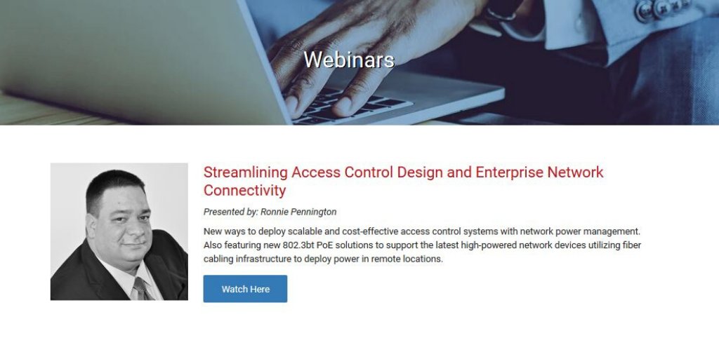 AltronixCorp's tweet image. Check out what our Director of Sales for the Americas, Ronnie Pennington has to say on the #VirtualSecurityShowcase as he discusses ways to Streamline #AccessControl design and Enterprise #NetworkConnectivity. Register for FREE here:

hubs.ly/H0s80Qk0