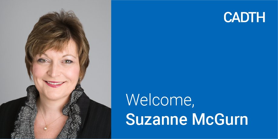 CDA_AMC's tweet photo. Today, we welcome Suzanne McGurn as CADTH's new President and Chief Executive Officer. Join us in wishing her a warm welcome! We look forward to her leadership and expertise in #CdnHealth. https://t.co/qxvgkCdDVe