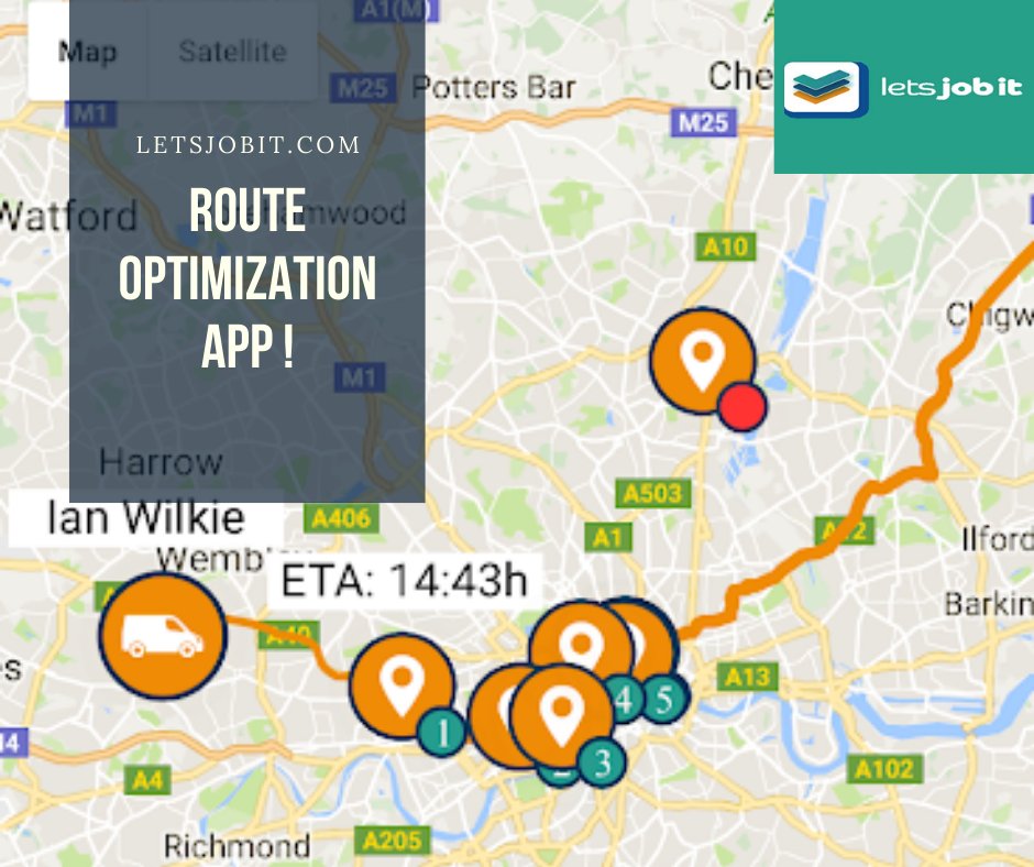 LetsJobItUK's tweet photo. https://t.co/JZ4ceGKbnw designs the best apps like the #route #optimization #app that helps delivery professionals and industry professionals to plan their deliveries better and efficiently for real-time delivery services. Please visit our website today for further details. https://t.co/TZMrsBiQDi