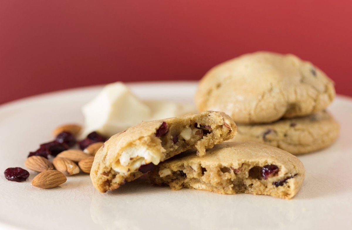 HELLO AUDREY! A RubySnap OG line up, featured in our first 8 cookie menu back in 2008. An almond dough with cranberries almonds and pure white chocolate. This cookie has a fun history. I like to share story time on Sundays, let me me know what cookie you want to learn about.