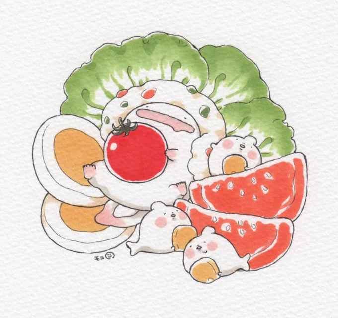 オオサンショウウオ、お昼寝中…。 #サラダ記念日 