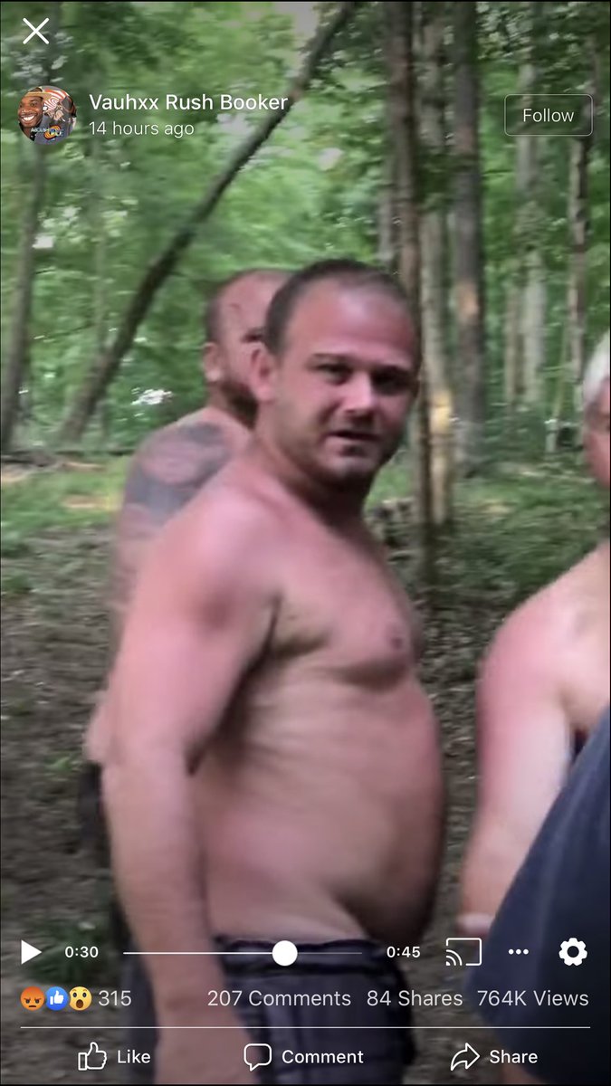 dexter_clardy's tweet photo. A man was almost lynched in Bloomington, IN on the 4th. His name is Vauhxx Booker (the video is on his Facebook) 

These are the faces of the individuals who made the attempt. Internet help do what you do cause this is fucking disgusting. https://t.co/tn6vAAnl38