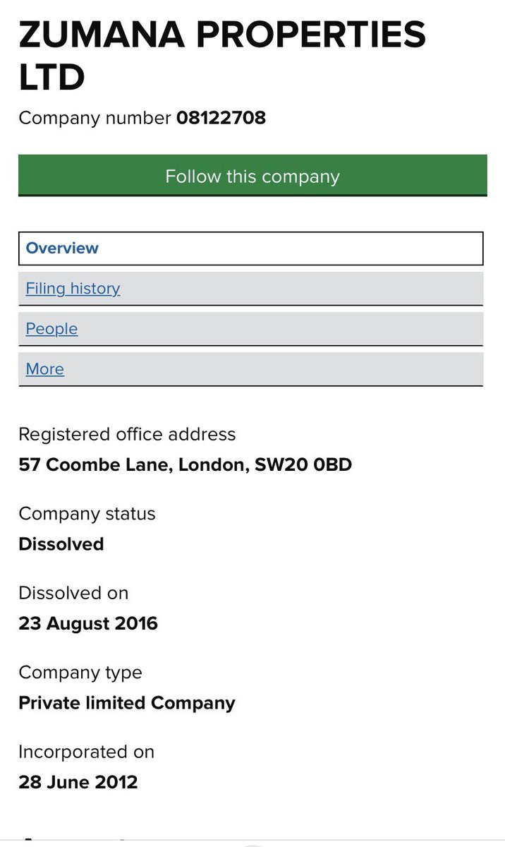 A company under the name Zumana Properties was registered in 2012 in the UK under his wife’s names and dissolved in 2014. This is the same year he was accused of smuggling millions of £‘a out of Bangladesh