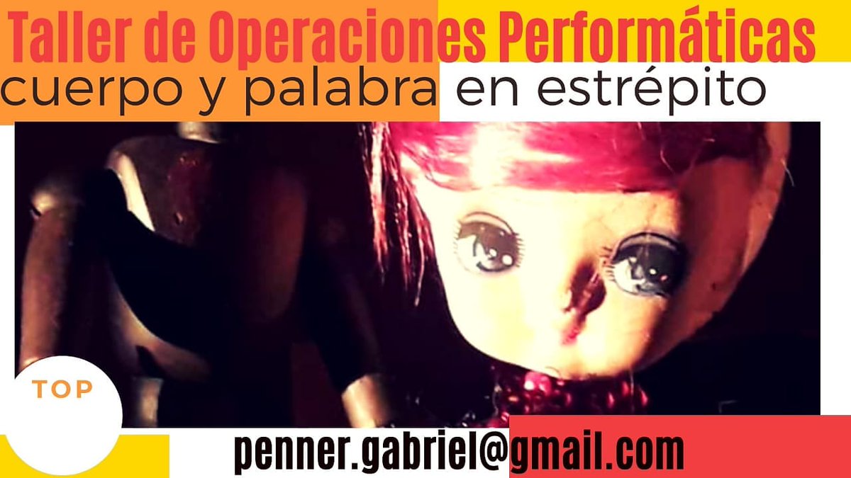 Todos los jueves hacemos #TOP #teatro #performance #taller #Internacional #cultura