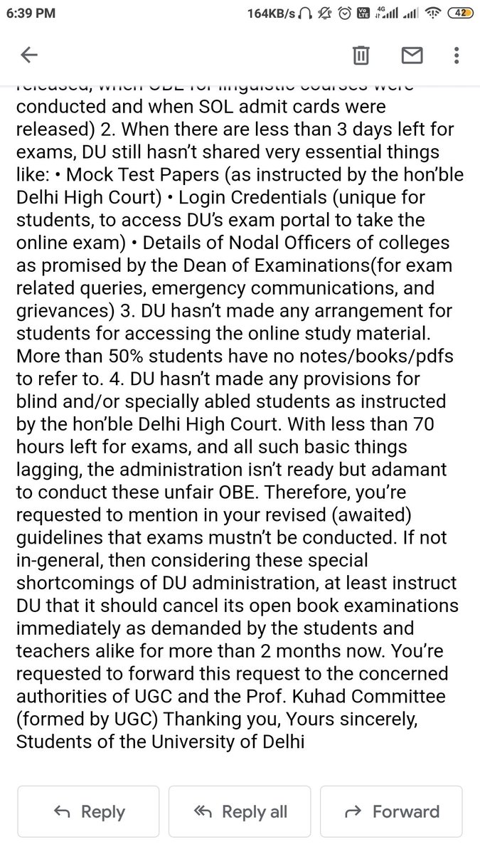 imAvanishkumar's tweet photo. Send  email on https://t.co/wu1zDFmgvp
#Duagainstonlineexaminations 
#Duagainstonlineexamination #DuagainstOBE 
#ScrapOBE 
#ScrapOnlineOBE 
#PromoteDUStudents 
#NoMoreWaitUGC 
@HRDMinistry 
@ZeeNews 
@ndtv 
@aajtak https://t.co/X9bqy3ZFOB
