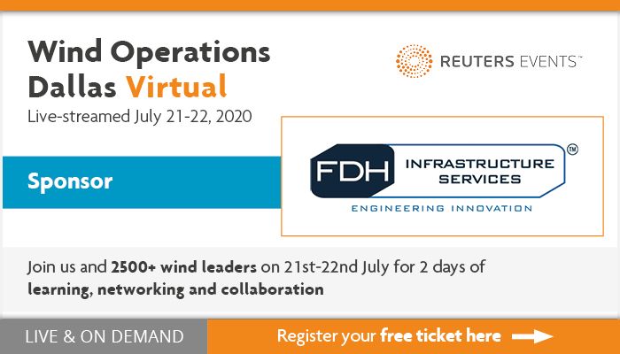 RE_Windpower's tweet photo. Welcoming @FDHISLLC - a global leader in the engineering investigation of structures and foundations, as a Sponsor for Wind Operations Dallas Virtual 2020 - Find out more & register your free pass to join them here: https://t.co/gmBt2PkfSA
#omdallas #windpower #windenergy https://t.co/ng8LU4z1Jc