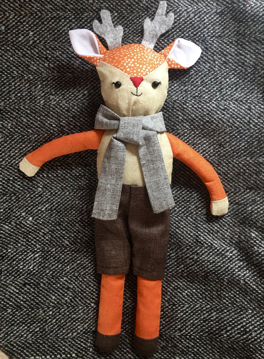 SewHQ's tweet photo. Our little deer is in need of a name! Tweet us your suggestions and you could be in with a chance of winning a year's worth of dressmaking patterns! https://t.co/4d1zDO3UQt