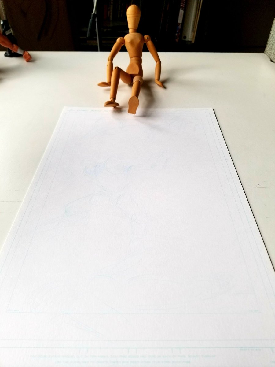 greggilliscom's tweet photo. #Begin: Clean table, blank page and impatient mannequin. But what to draw? Need to make the decision and commit (something we all need to do). Be kind, be excellent!

#drawingtable #draftingtable #drawing #inking #pencils #draw #decisionislife #decision #kindness #Excellence https://t.co/lxCyPObUxF