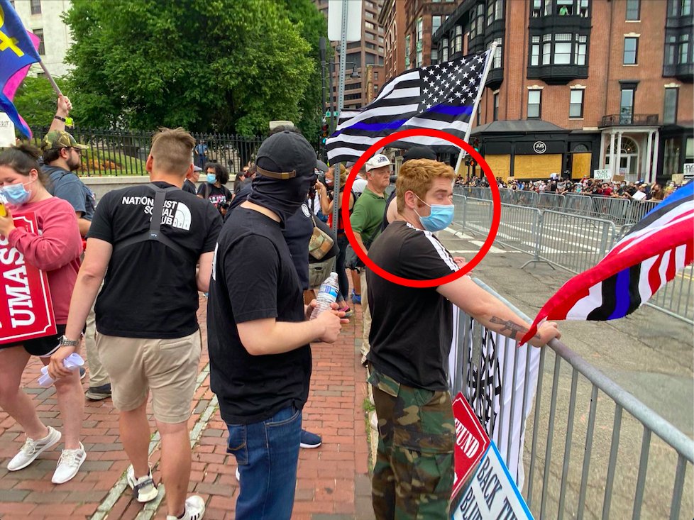 12/ By June 2020, Cameron Anthony was a member of the NSC-131, joining the NSC-131 at a pro-police rally sponsored by Straight Pride organizers Super Happy Fun America.