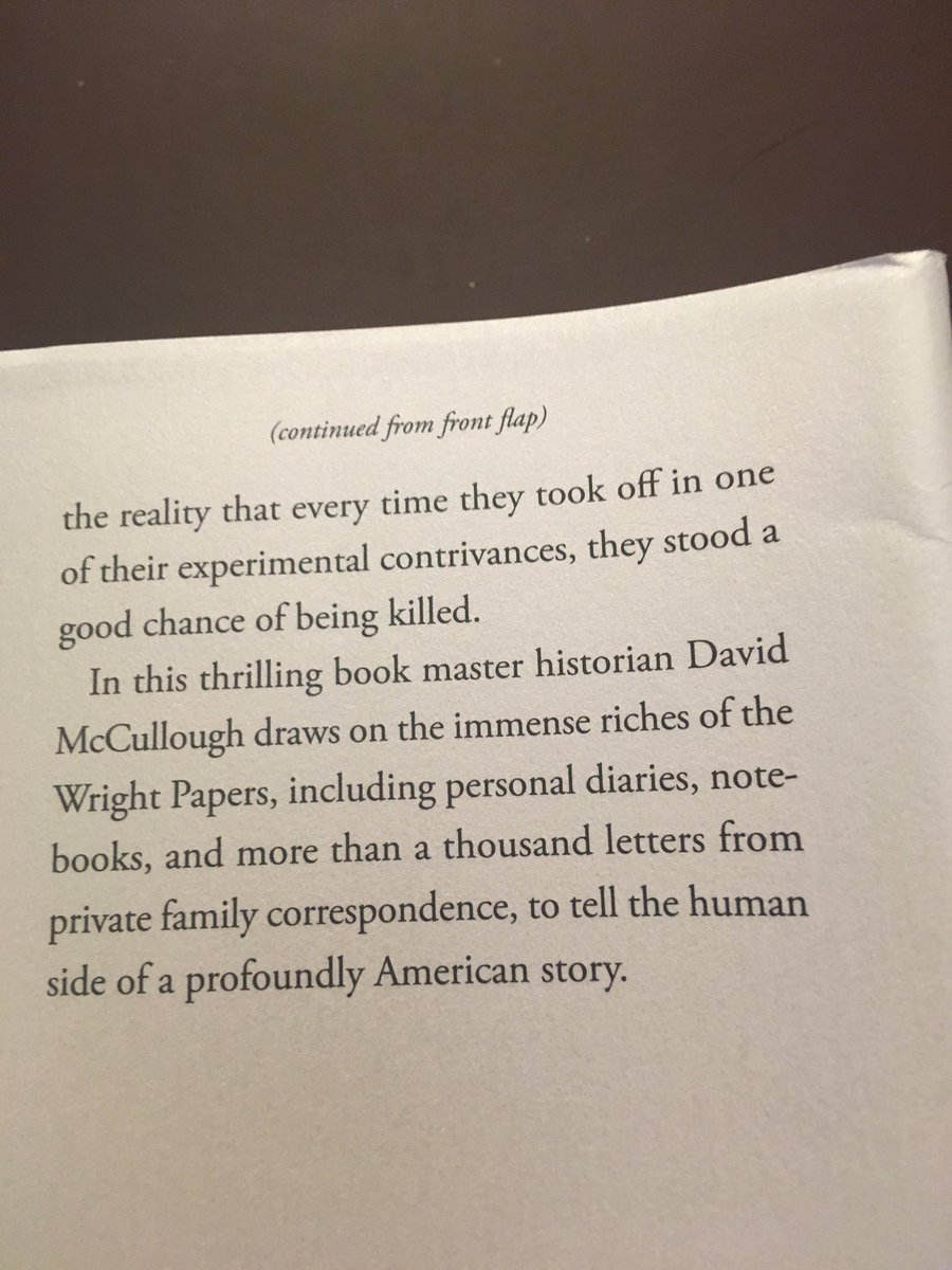 Suggestion for July 6 ... The Wright Brothers (2015) by David McCullough.