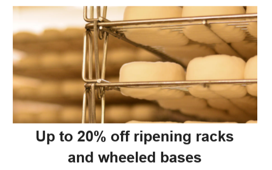 ALPMA GB have been supplying and supporting British and Irish artisan cheesemakers for nearly 40 years. We are currently offering up to 20% off ripening racks and bases. Let us know if you'd like more information or if you'd like to place an order.  mailchi.mp/487ba6620381/u…
