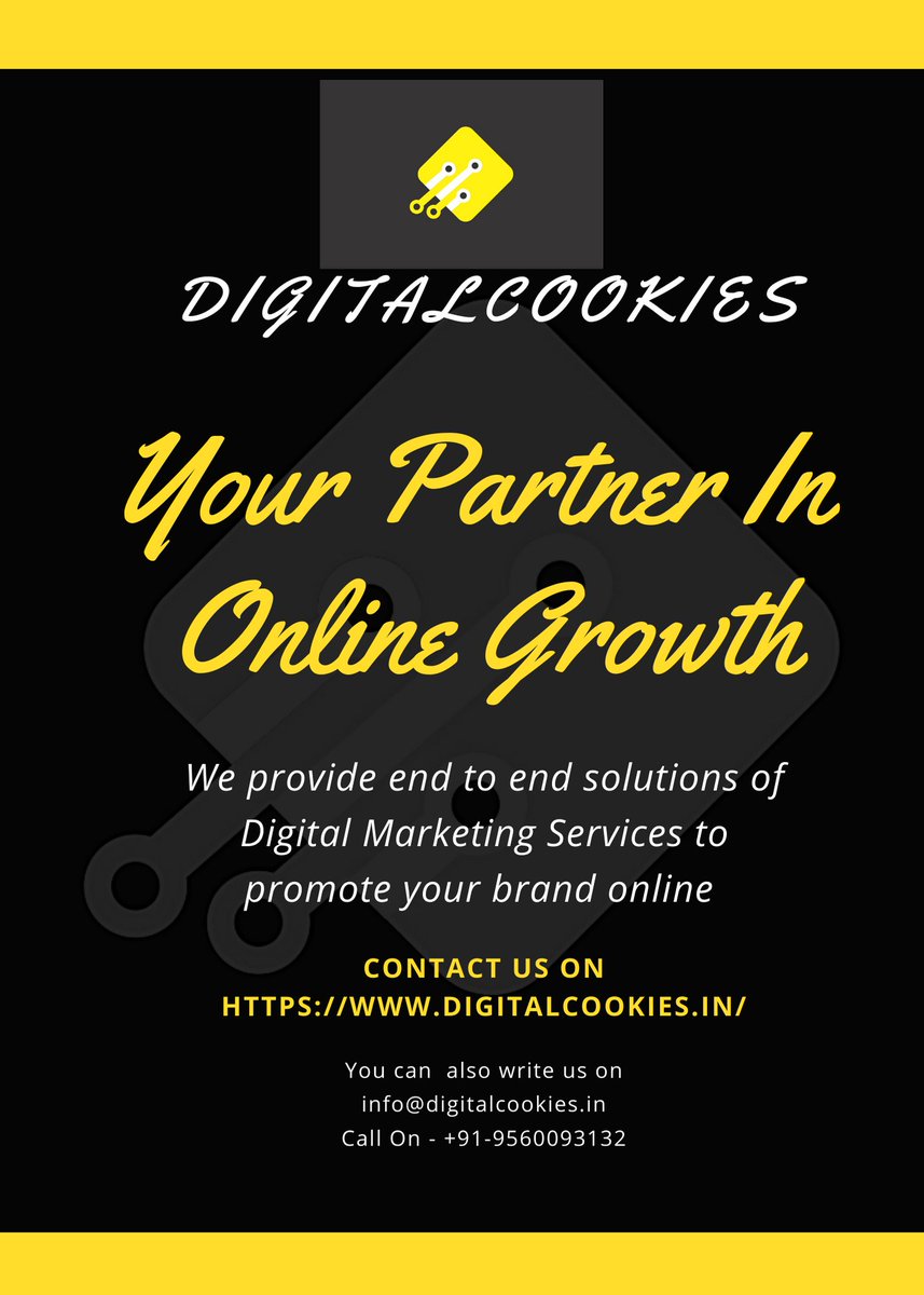 DigitalCookiess's tweet image. Looking for improving your ranking and grow your brand online .
Don’t worry , we can help you !!
Visit us on digitalcookies.in and contact us on info@digitalcookies.in

#seo #digitalmarketing #socialmedia #socialmediamarketing #digitalcookies #seocompany #seoconsultant