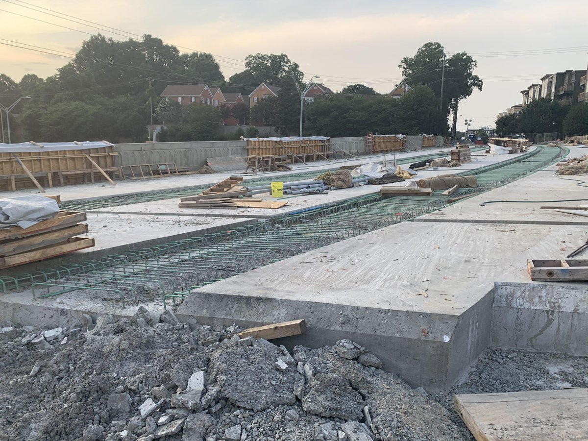 CLTdevelopment's tweet photo. First #HawthornBridge update, that was actually worth posting, in a while. Lots of concrete, cast details on the bridge, nice to see some progress.

@JoeBrunoWSOC9 https://t.co/8JWB1fmcLv