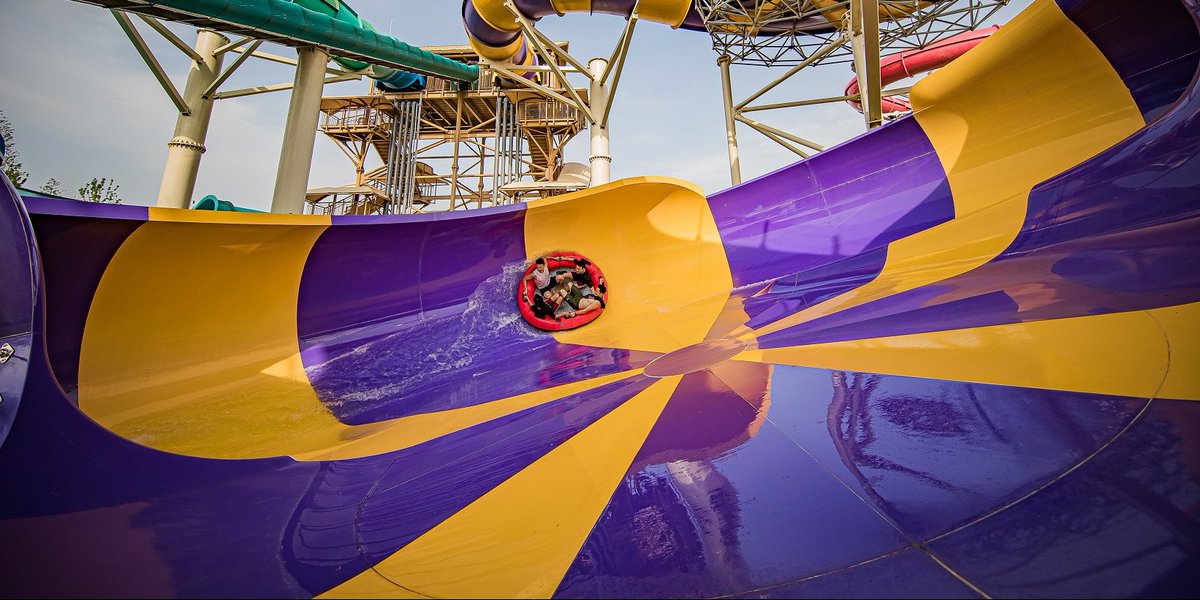 ProSlideTech's tweet photo. Set to open this summer, OCT Nanjing will be home to China's first FlyingSAUCER. Inspired by ProSlide's skiing heritage, the FlyingSAUCER has an iconic visual design and is one of the most unique attractions in water parks today. 
#TimelessTechnology #VisionAndDesign #OCT https://t.co/UdPZUCHXKF