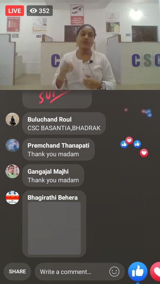 GangajalM's tweet photo. #CSCseGRAMSWARAJ #CcsGramineStore new opprtunity for all of us in Facebook Live Many Thanks to you,Mam.We are always with CSC OdishaTeam #AtmaNirbharBharat in Gram Panchayats.@SwornaprabhaSi1 @dintya15 @OdishaSpv @CSCegov_ @CSCSPVSONEPUR1 @cscdmsonepur1 https://t.co/3rgYPnIDA3