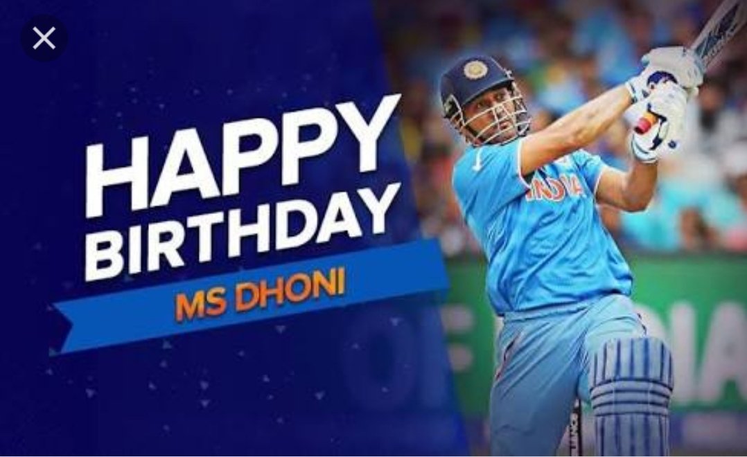  Happy birthday Mahi sir 