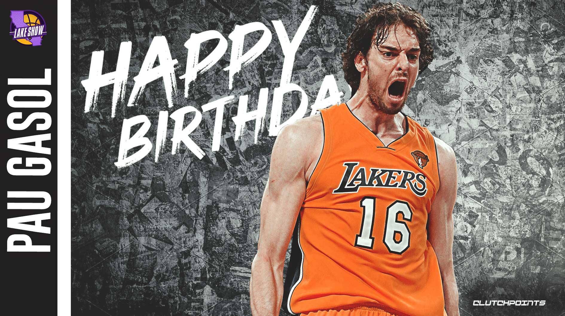 Join Lakeshow in wishing 2x NBA Champion and 6x All-Star, Pau Gasol, a happy 40th birthday!  