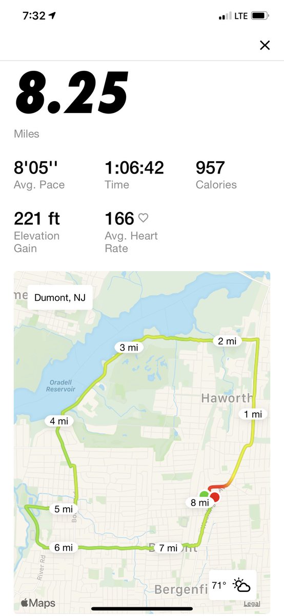DenisBautista's tweet photo. What a day to start my day! #8MileRun #NRC @nyrr #YoElegiCorrer #CaemeAtras #MondayMorningRun #Running https://t.co/x9vOYnLyk4