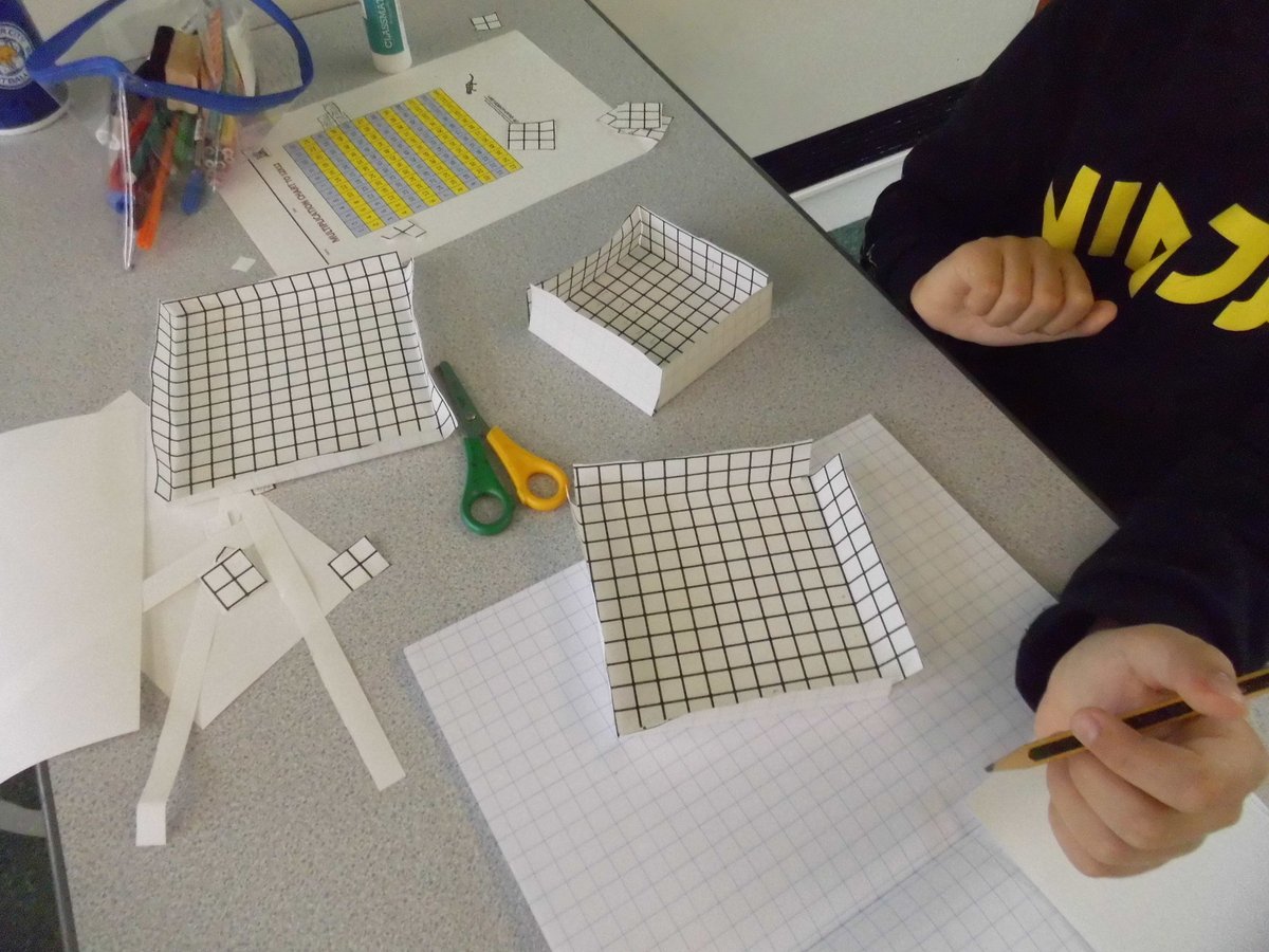 SSSJ_RISE's tweet photo. Thank you @nrichmaths  for our volume activity: #MakingBoxes. We used our conjecture and pattern spotting skills this morning whilst revisiting fluency skills. #KeyworkerGroupA #livingandlearning https://t.co/kTNPl10tq8