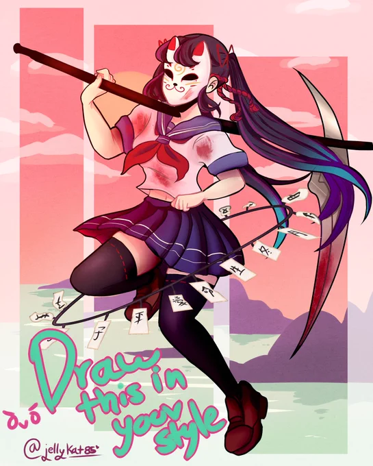 I did a #dtiys on instagram Uwu #artedigital #illustrationart #artistsontwitter 