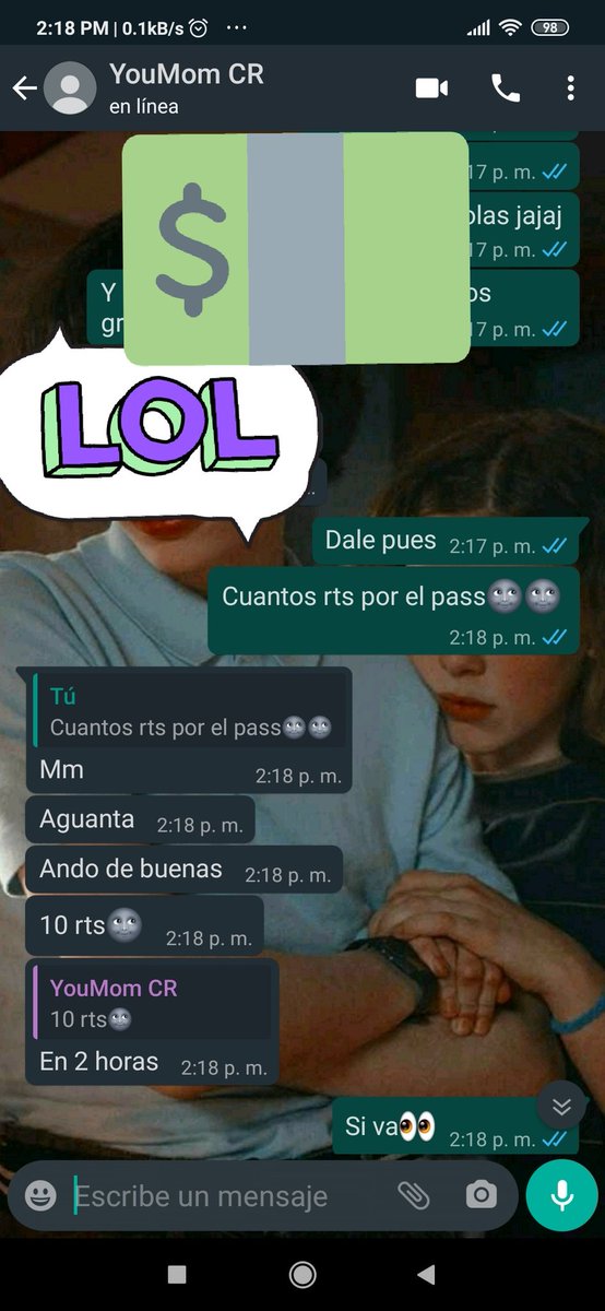 10 rts para que <a href="/Jeanfranco92_CR/">▪︎JeanFrancow</a> me de el pass🤩
