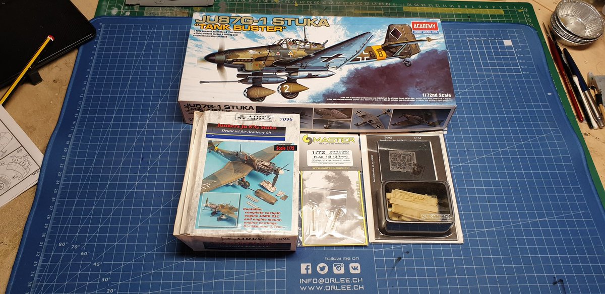 Plastic_Alchem's tweet photo. So here we GO. Stuka bomber on the make at 1/72 by academy. #ww2 #miniaturas #miniatures #172scale #plasticalchemist #plasticmodel #scalemodel #scalemodelling #plasticmodelworld #aircraft #scaleaircraft #plasmo #modelcraft #luftwaffe #BF109 #airbrush #modelbuilding
#orlee https://t.co/vLQkVE1ayA