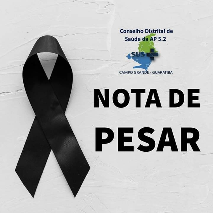 cdsap52's tweet photo. NOTA DE PESAR

Pelo falecimento do filho da nossa querida e grande liderança comunitária e lutadora, Anaídes de Souza Brito. https://t.co/2bOTj4pP7w https://t.co/a2AYwFqBct