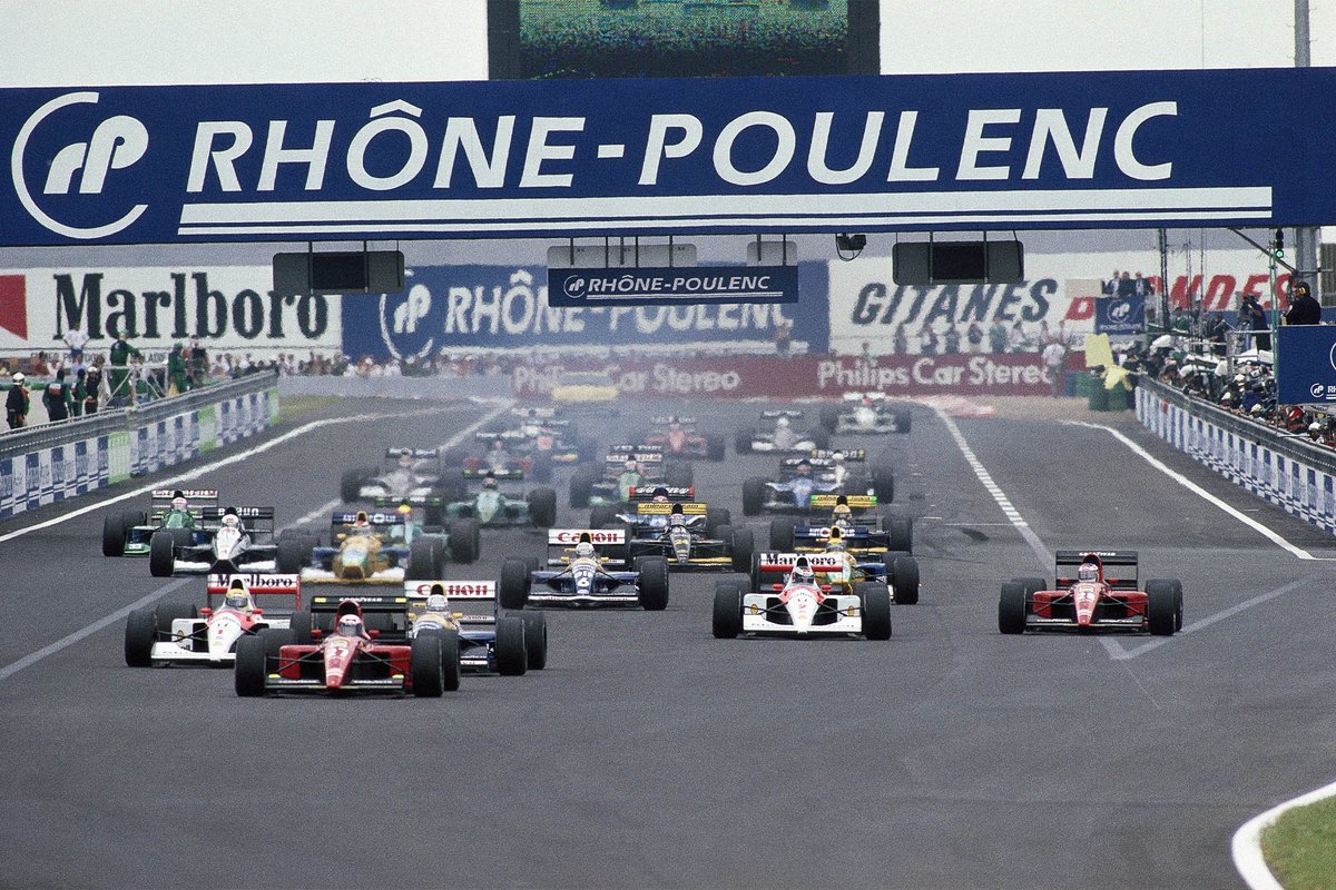 Legendary F1 Start Gp Magny Cours 1991 F1 Rainer Schlegelmilch T Co Ldsntohrz2 Twitter