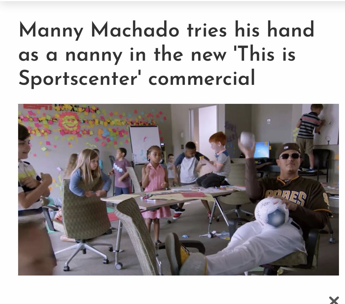 Always loved this commercial.... Happy birthday to Manny Machado hope your day is wonderful!!  